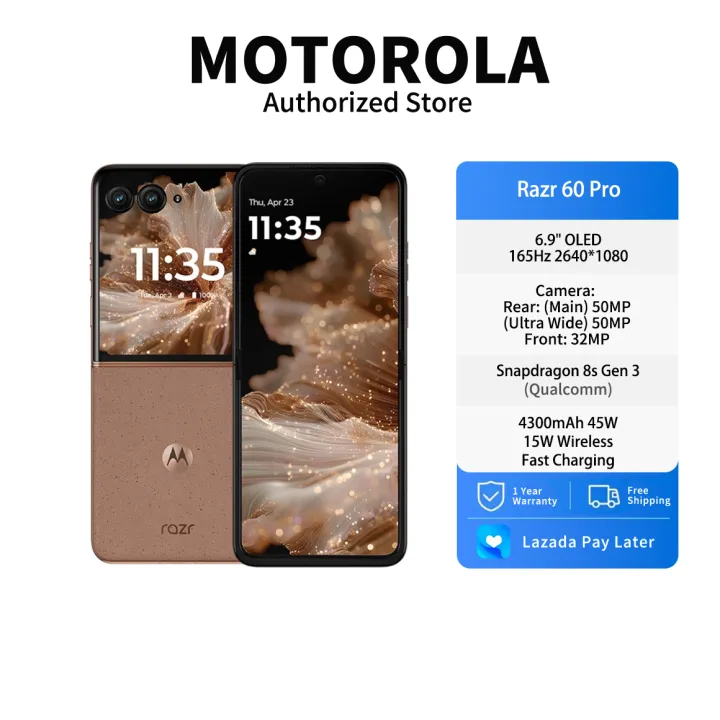 Global ROM Motorola Razr 60 Pro | Razr 50 Ultra | Snapdragon 8s Gen 3 | 6.9 pOLED 1080*2640 165Hz | 4300mAh 45W