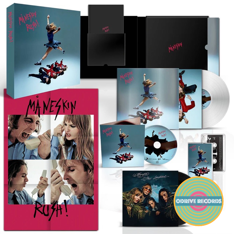 Maneskin - Rush! (Brand New Super Deluxe Box Set With Vinyl LP, CD, Cassette, Poster & Photobook) | Shopee Malaysia