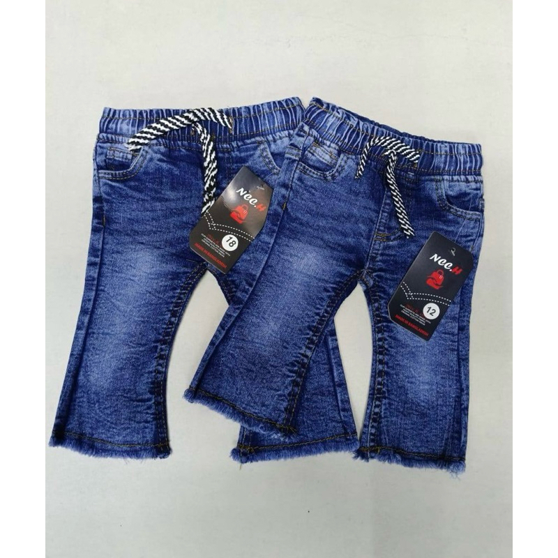 JEANS BOOTCUT BABY GIRL | Shopee Malaysia