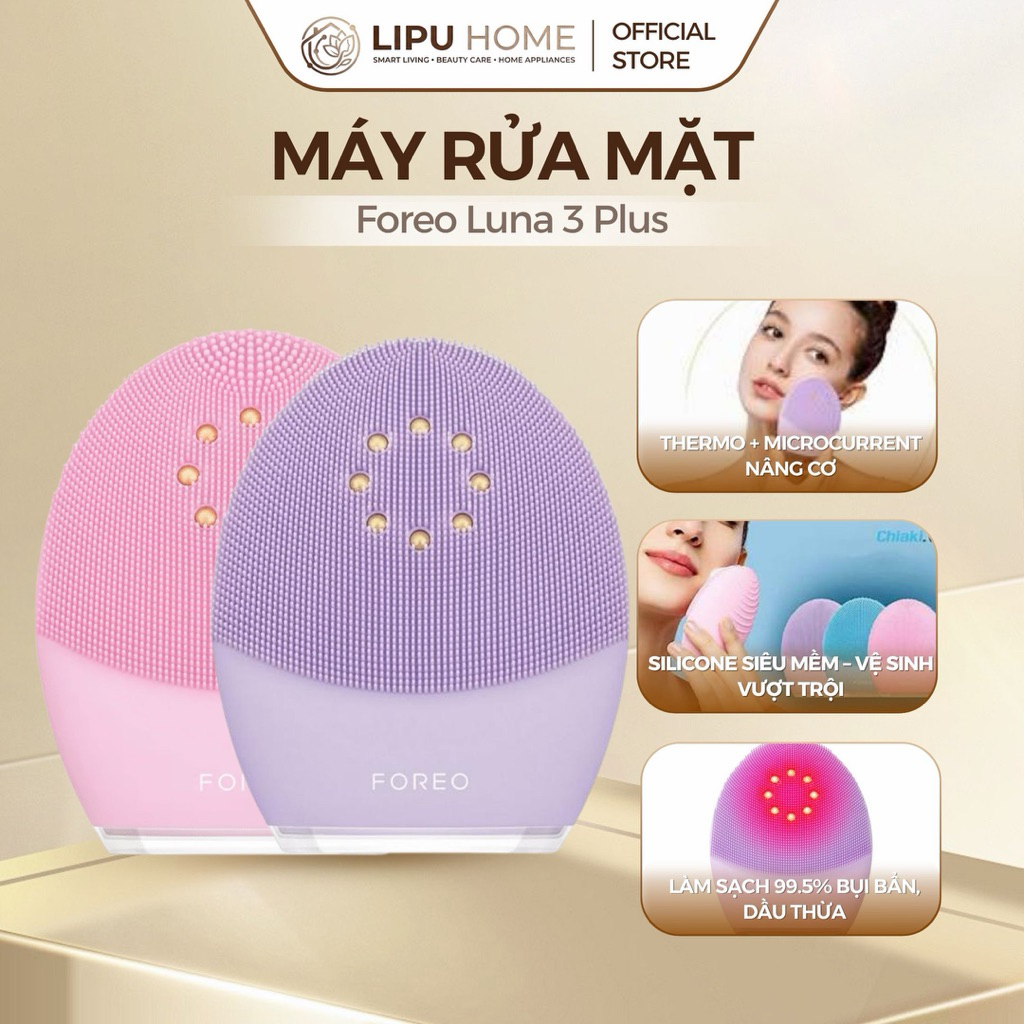 Máy Rửa Mặt Foreo Luna 3 Plus | Hàng chính hãng | Hỗ trợ 1 đổi 1 - Bảo hành trọn đời THANH LÝ 2026 | Shopee Việt Nam