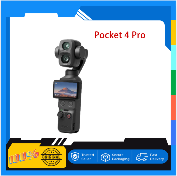 [New] DJI Osmo Pocket 4P Dual Main Lens Gimbal Camera 1 Inch CMOS 6K Video Vlog Pocket Camera original
