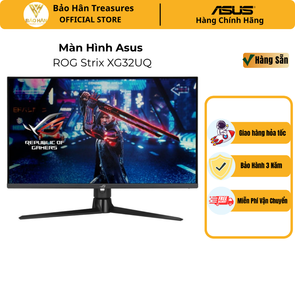 Màn Hình Asus ROG Strix XG32UQ (32 Inch/ 4K UHD/ Fast IPS/ 160 Hz/ 1 ms) hỗ trợ HDR600 - Hàng Chính Hãng | Shopee Việt Nam