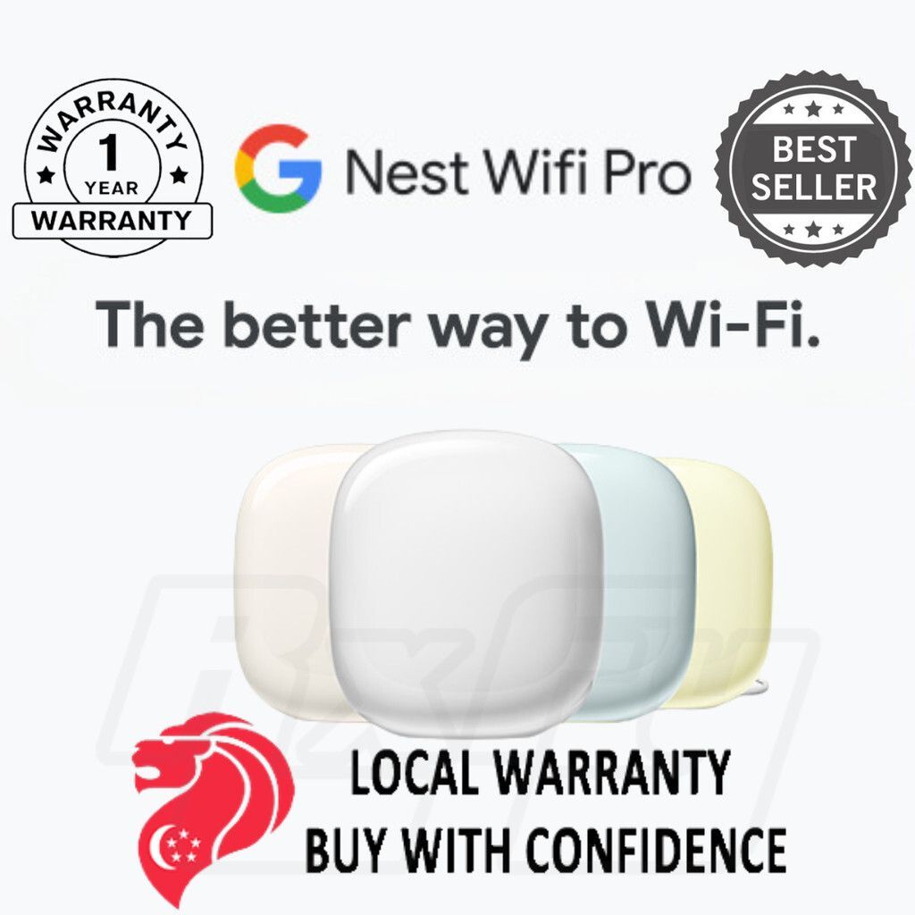 Google Nest WiFi Pro 6E Mesh Router Extender - Reliable Home Wi-Fi System with Fast Speed and Whole Home Coverage | Shopee Malaysia