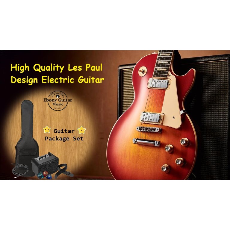High Quality Les Paul Body Design Solid Wood Body Electric Guitar | Shopee Malaysia