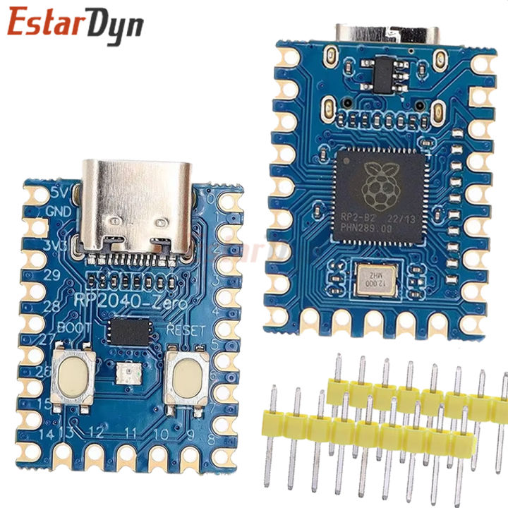 Estardyn RP2040-Zero Dual-Core 133MHz Microcontroller 2MB Flash 264KB SRAM GPIO USB Type-C Development Board for Raspberry Pi | Lazada Malaysia