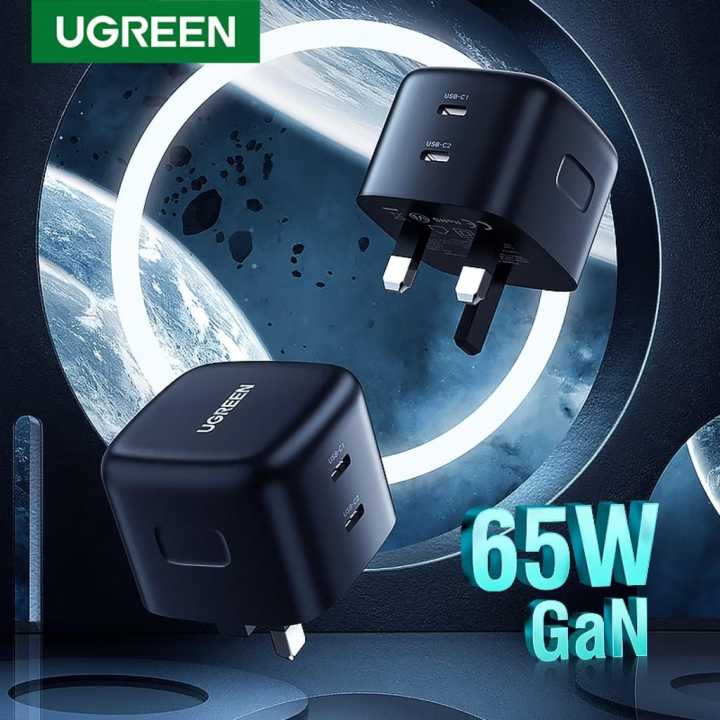 UGREEN Nexode 65W GaN Charger (specifically the 3-port model | Lazada Malaysia