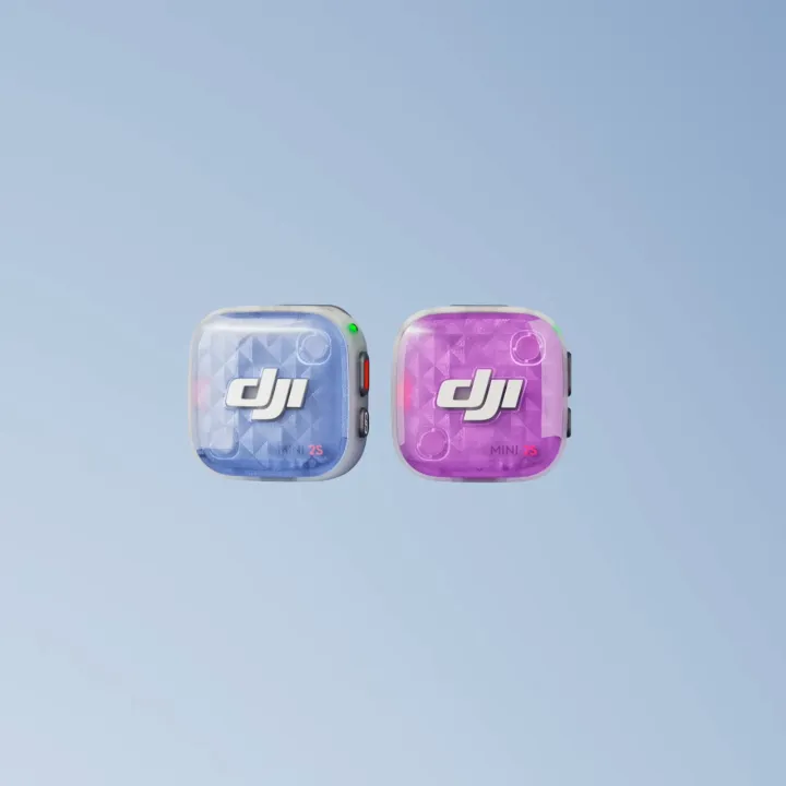 DJI Mic Mini 2S - 28-Hour Internal Storage | Two-Level AI Noise Canceling | 4TX + 1RX Cross-Gen Connectivity