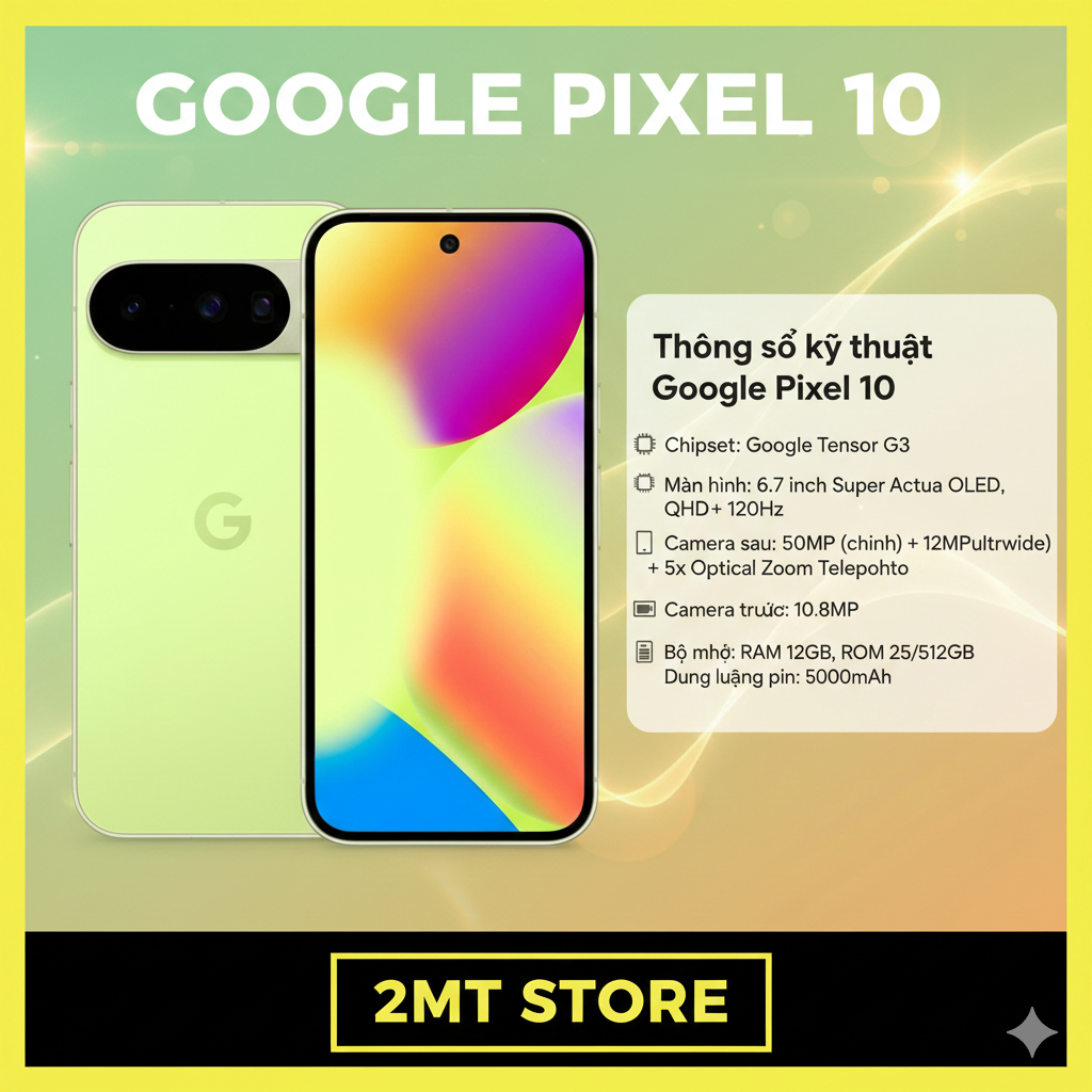 Điện Thoại Google Pixel 10 Quốc Tế Like New Ram 12G Tần Số Quét 120hz Bộ Nhớ 128G 256G | Shopee Việt Nam
