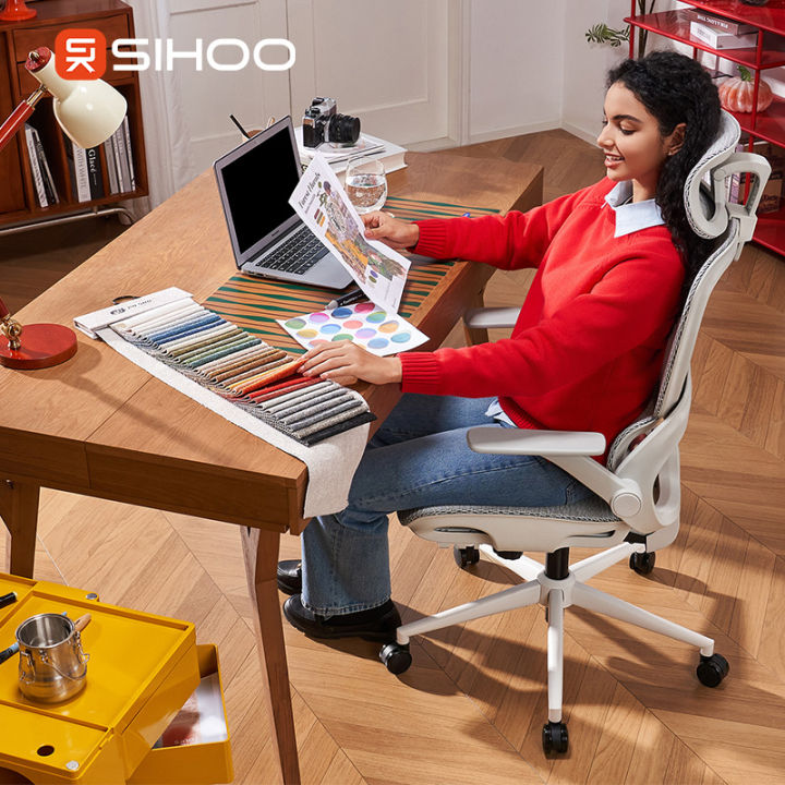 SIHOO B100 PRO Ergonomic Office Chair Floating Sacral Support Gaming Chair Full Mesh Kerusi Rehat Malas 西昊人体工学椅 - 3 Years Warranty | Lazada Malaysia