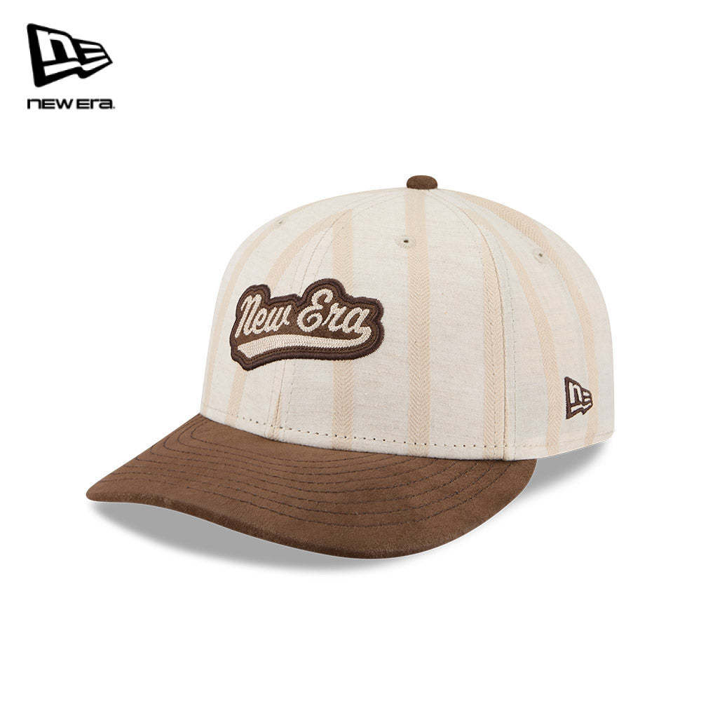 New Era 59FIFTY Low Profile New Era 59FIFTY® Day Vintage Stripe Linen Beige Fitted Cap | Shopee Malaysia