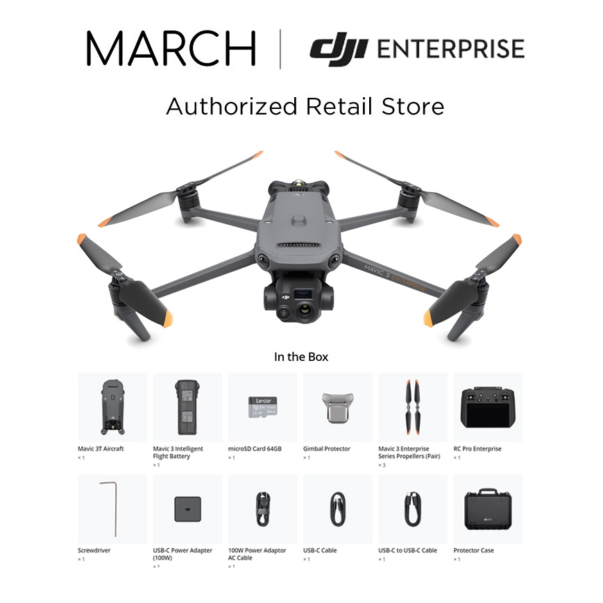 DJI ENTERPRISE | DJI Mavic 3T Thermal Basic Combo | Shopee Malaysia