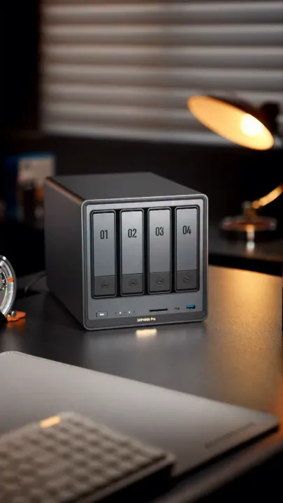UGREEN NAS 4-Bay DXP4800 Pro Support Storage Up to 136TB 4K Theater Experience 8GB Empty Drive Online Supplier Intel i3-1315U/8GB RAM/Single 2.5GbE + Single 10GbE