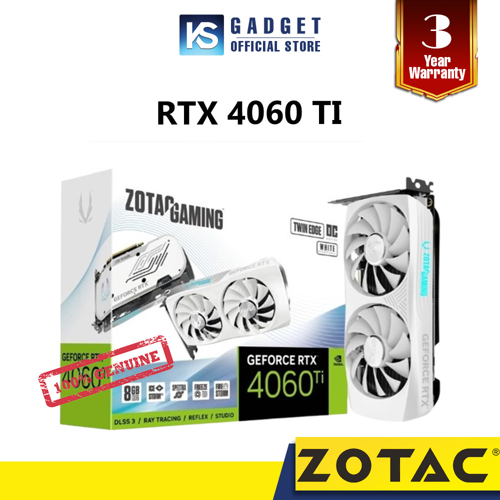 ZOTAC GAMING GeForce RTX 4060 Ti 8GB Graphic Card | Shopee Malaysia