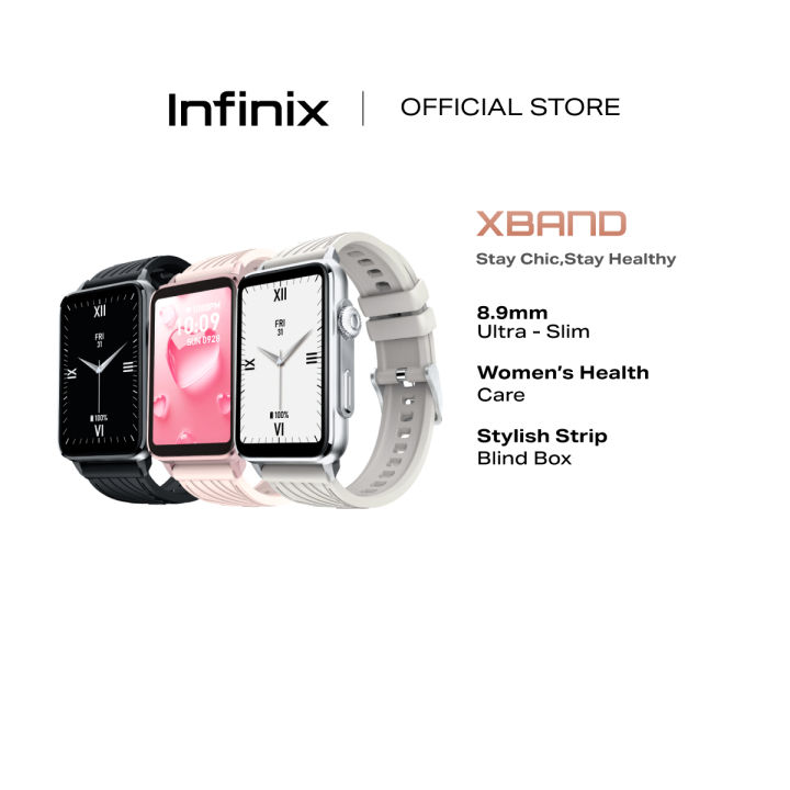 Infinix XBAND, IP68, 1.57" Full Touch HD Color Screen 200*320, Heart Rate, SPO2, Sleep, Stress, Female Menstruation, Bre | Lazada Malaysia
