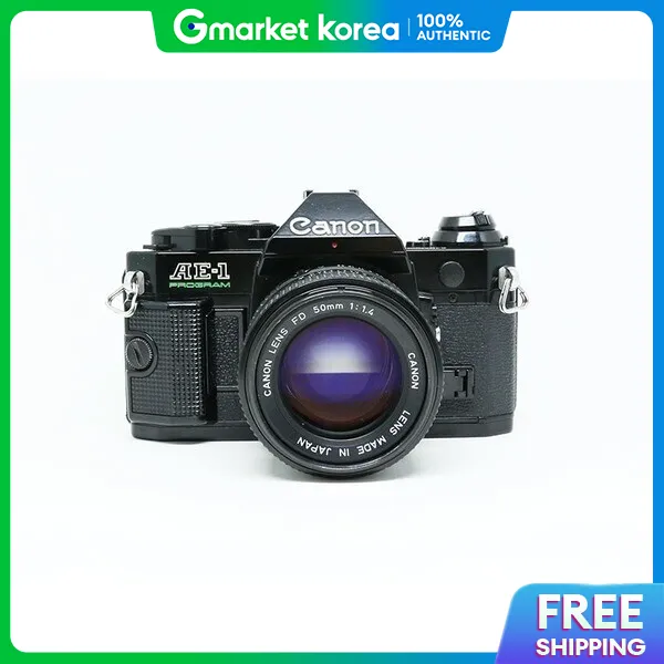 Canon Ae-1 Program Black + 50mm F1.4 (Used)