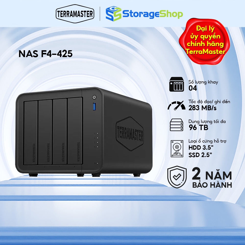 Thiết bị lưu trữ mạng NAS TerraMaster F4-425 4-bay -Hàng Chính Hãng- Storage Shop | Shopee Việt Nam