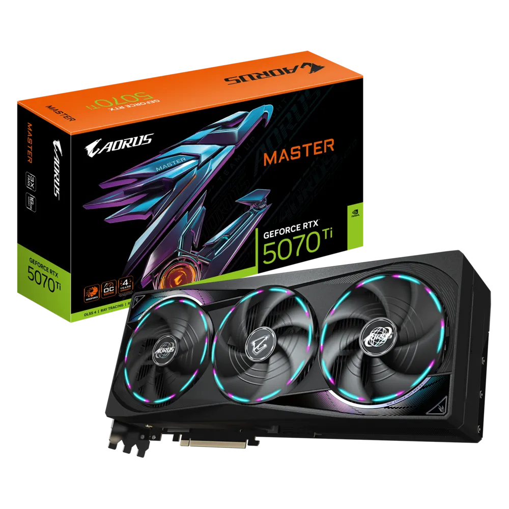 # GIGABYTE AORUS GeForce RTX 5070 Ti MASTER 16GB GDDR7 # | Shopee Malaysia