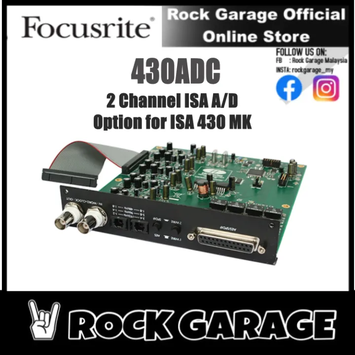 Focusrite 430ADC 2 Channel ISA A/D Option for ISA 430 MKII | Lazada Malaysia