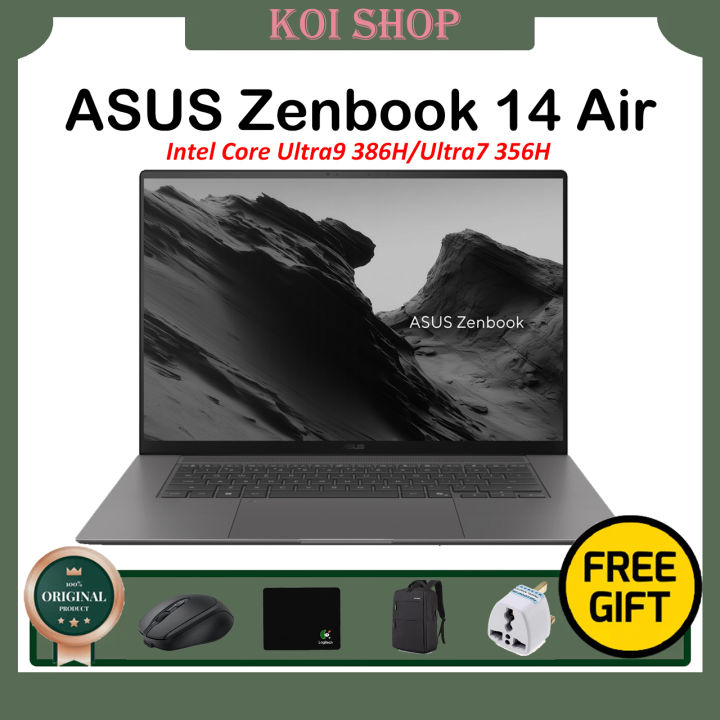 2026 ASUS Zenbook 14 Air Laptop /ASUS Zenbook S14/Intel Core Ultra9 386H/Ultra7 356H/14inches 2.8K 120Hz 1100nits OLED Screen Notebook/Ultra-thin ASUS Laptop/ ASUS Laptop