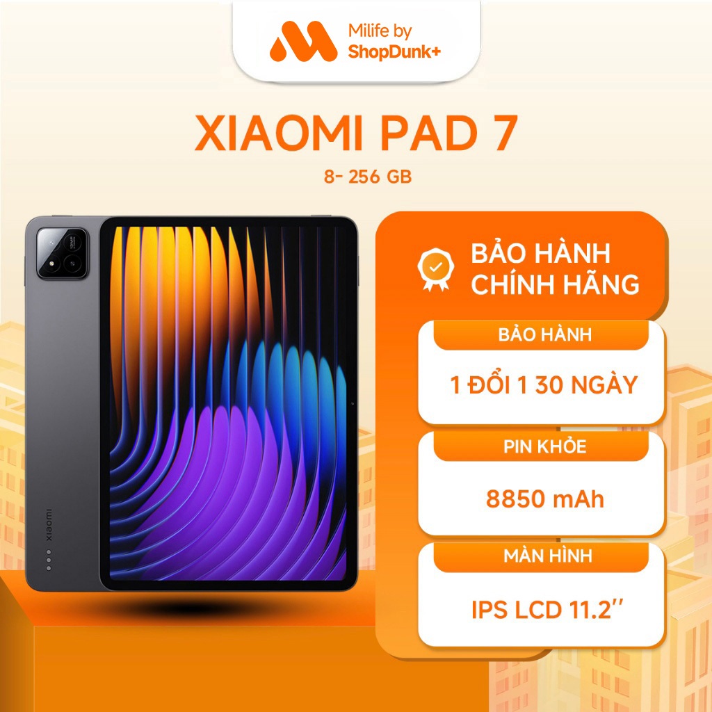 Máy Tính Bảng Xiaomi Pad 7 8GB 256GB Chính Hãng BH 18 Tháng | Shopee Việt Nam