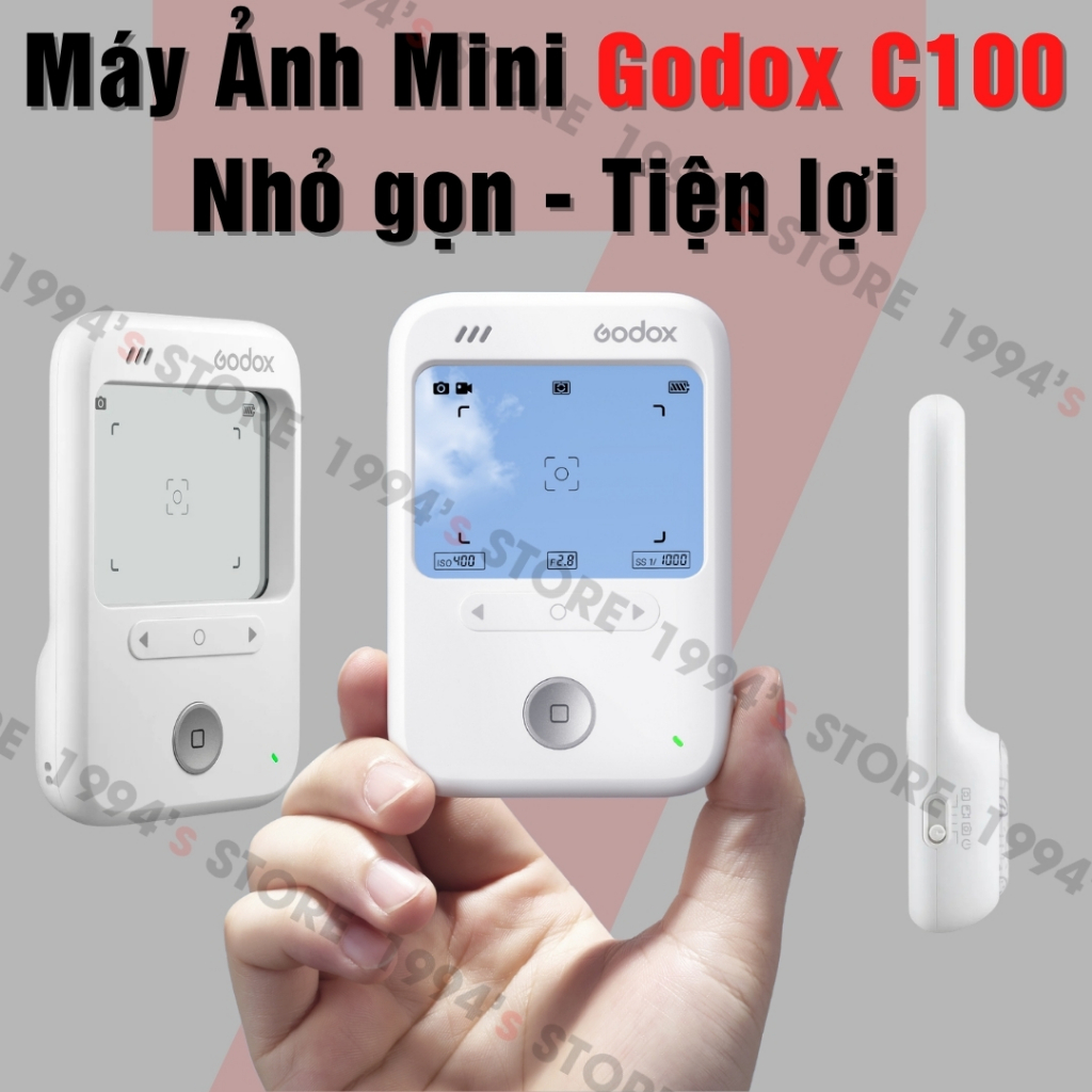 Godox C100 Máy Ảnh Kỹ Thuật Số MiniTrong Suốt 65g - Máy Đo Sáng Rời Cho Máy Ảnh Phim, Kết Nối OTG Type-C Chính Hãng | Shopee Việt Nam