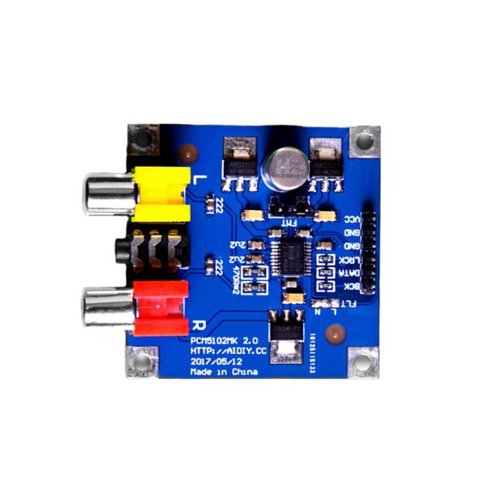 【Stylish】 PCM5102A DAC Decoder Board 32Bit 384Khz Audio Output I2S Player Module For Raspberry Pi | Lazada Malaysia