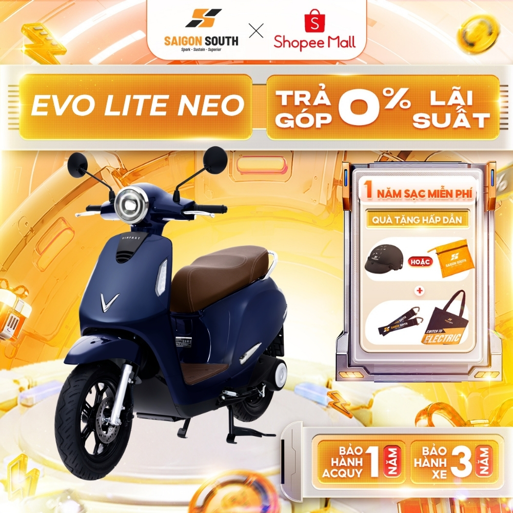 [HCM] Xe Máy Điện VinFast Evo Lite Neo - Góp 0% | Shopee Việt Nam