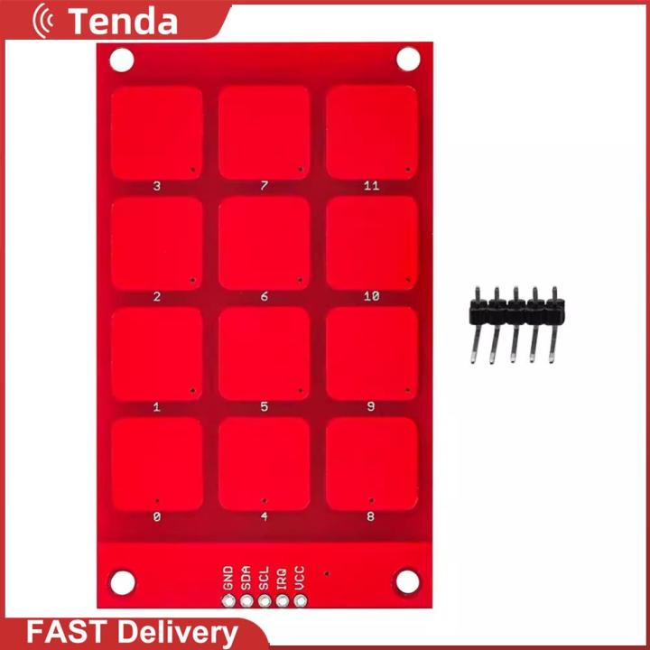 MPR121 Capacitive Touch Sensor Module 3x4 Buttons Keys Keyboard Capacitive Touch Sensor Key Board Keypad for Arduino | Lazada Malaysia