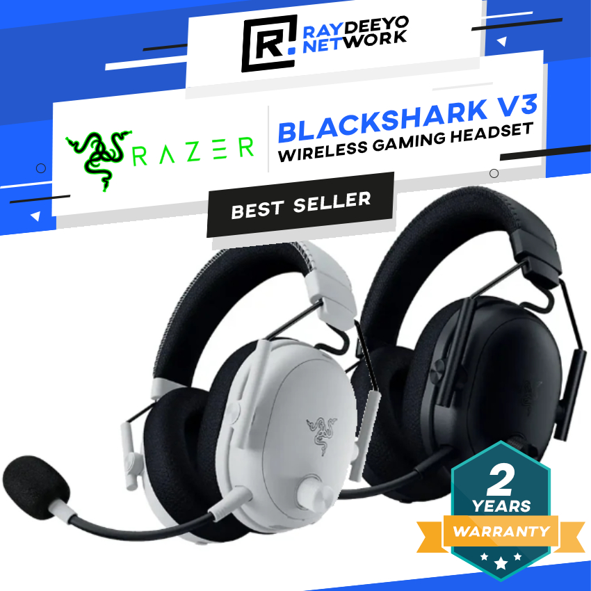 Razer BlackShark V3 Wireless Gaming Headset [Surround Sound Lightweight Comfort]
