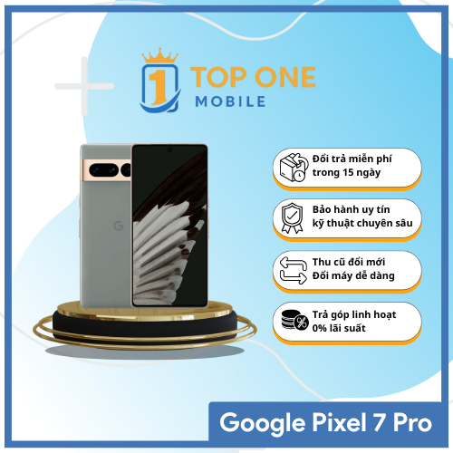 Google Pixel 7 Pro – Like New 99% – RAM 12GB/128GB – 2 SIM – Màn hình 6.7 inch – Camera chụp đẹp | Shopee Việt Nam