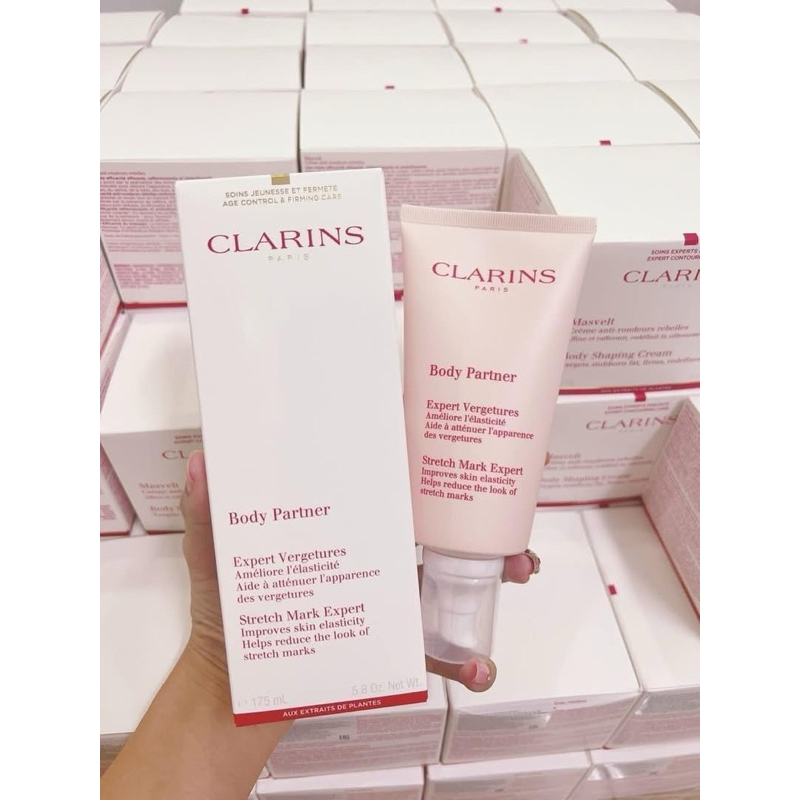 [CHÍNH HÃNG 100%] KEM NGĂN RẠN DA CHUYÊN SÂU CLARINS BODY PARTNER-STRETCH MARK EXPERT 175ML | Shopee Việt Nam