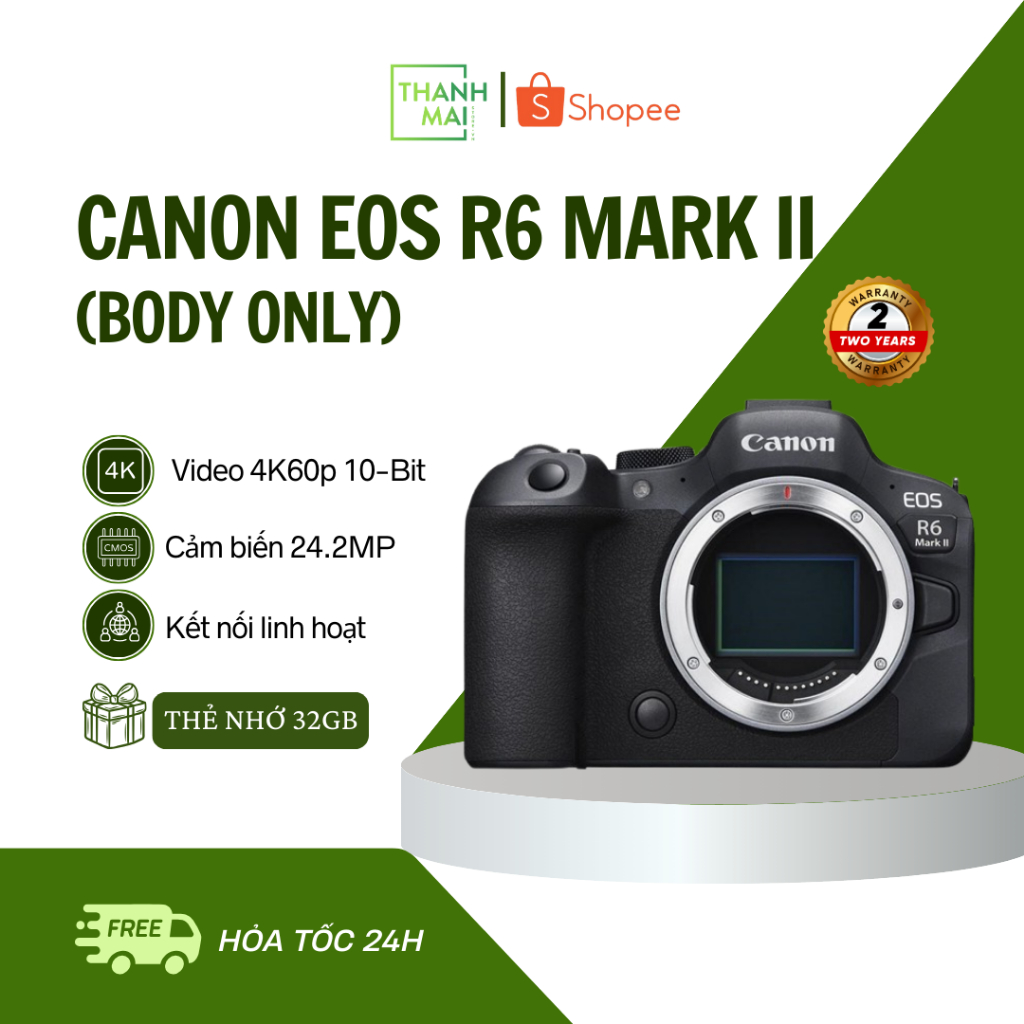 Máy ảnh Canon EOS R6 Mark II | Shopee Việt Nam