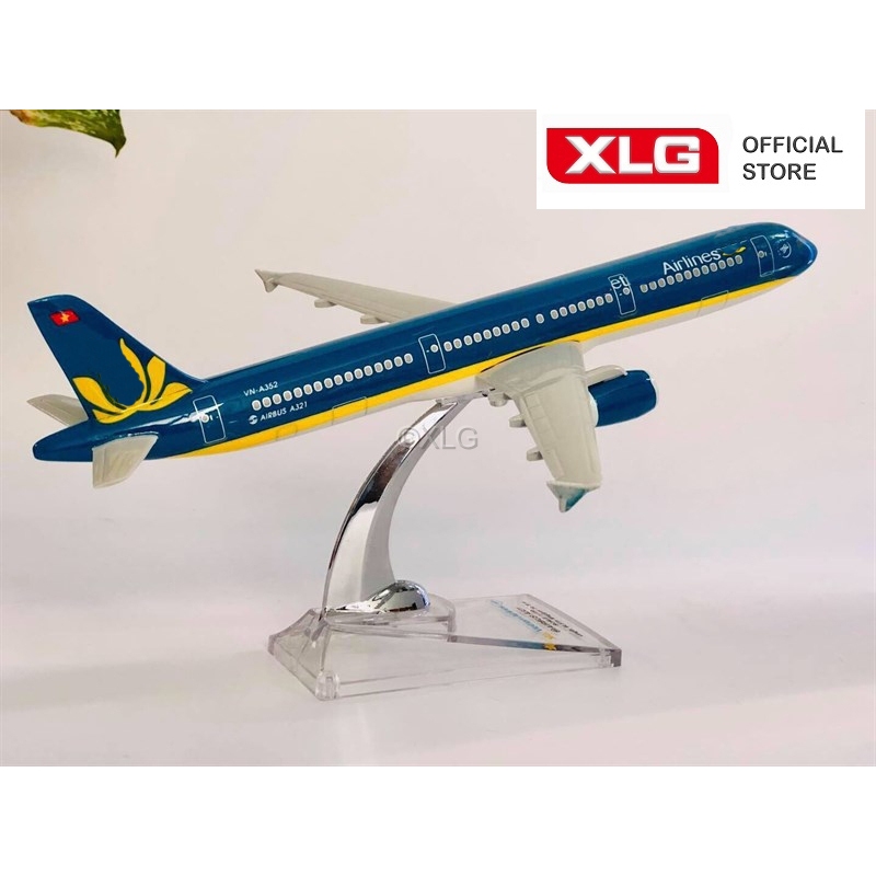 Mô hình máy bay VNA Airlines Aircraft Airbus A321 32 cm | Shopee Việt Nam