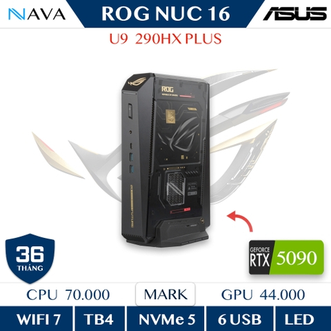 Mini PC Gaming ASUS ROG NUC 16 Edition 20 RNUC16JNK9X8ADA6 với RTX 5090 Và Core Ultra 9 290HX Plus | Shopee Việt Nam