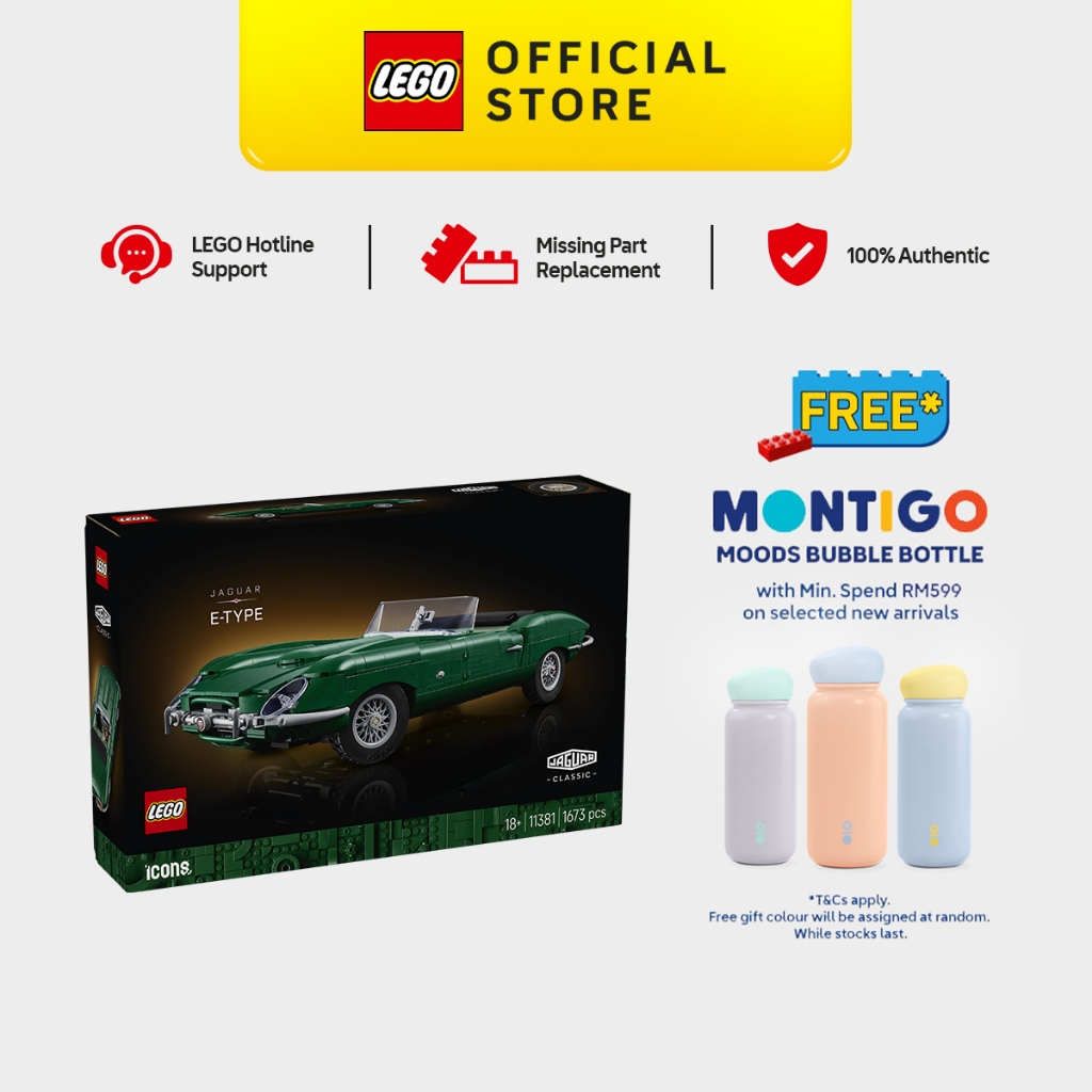 LEGO Icons 11381 Jaguar E-Type (1673 Pieces) | Shopee Malaysia