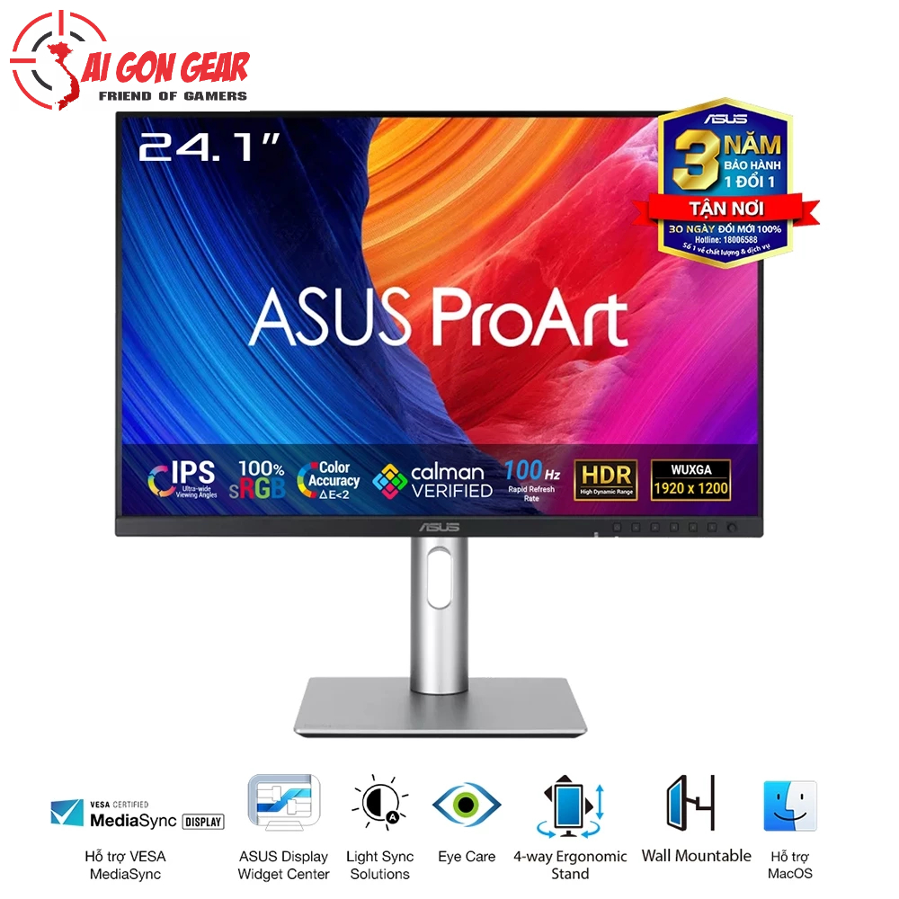 Màn hình ASUS Proart PA248QFV 24 inch FHD IPS 100Hz | Shopee Việt Nam
