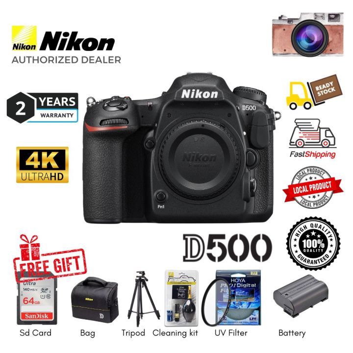 Nikon D500 DSLR Camera 20.9MP DX-Format 4K UHD ( 2 Year Warranty ) | Lazada Malaysia