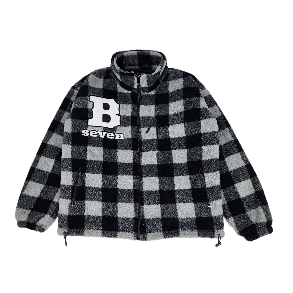 Sherpa JACKET | Black & WHITE WINTER | Shopee Malaysia