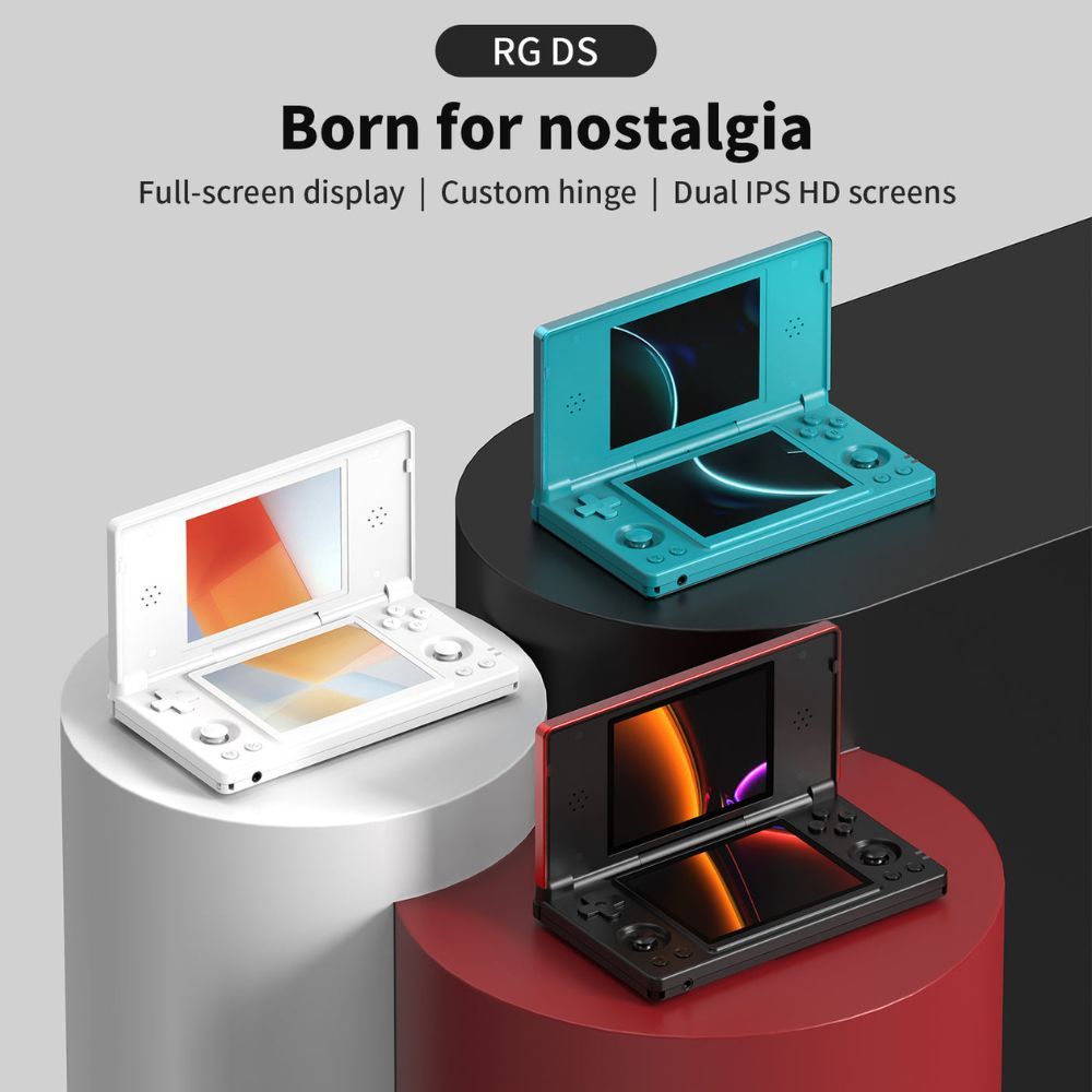 Anbernic rg ds, máy gập 2 màn hình chạy android mới từ Anbernic phục vụ anh em yêu thích hệ máy NDS. | izzygame | Shopee Việt Nam