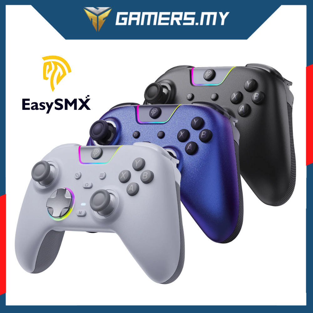 NEW EasySMX X05 Pro Wireless Gamepad PC Controller Compatible with PC/Switch/Phone/Steam/TV Dual Rumble Motors Impulse | Shopee Malaysia