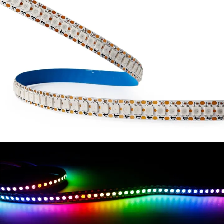 DC 5V WS2812B 5050 RGB Individually Addressable Led Strip light 144leds/m WS2812 Smart Pixels Led light IP30/65/67