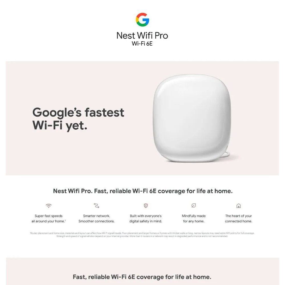 Google Nest Wifi Pro - Thiết bị phát Wifi từ Google - Mới, Chính hãng | Shopee Việt Nam