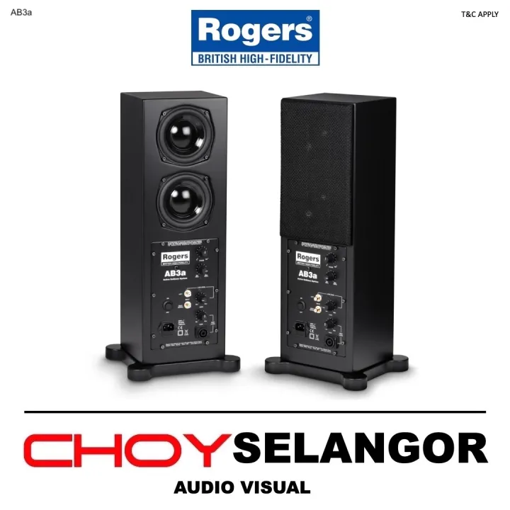 Rogers AB3a Active Subwoofer Pair | Lazada Malaysia