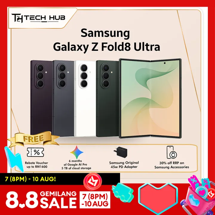 [Pre-order] Samsung Galaxy Z Fold8 Ultra (12+256GB/512GB)(16GB+1TB)