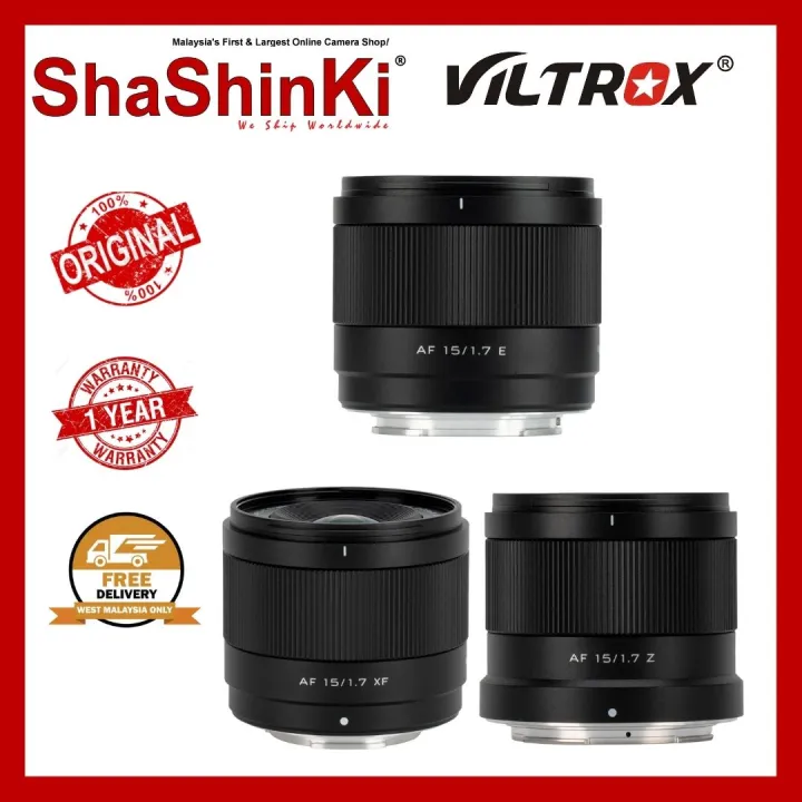 Viltrox AF 15mm f/1.7 Air XF Lens FUJIFILM X | Nikon Z | Sony E | Lazada Malaysia