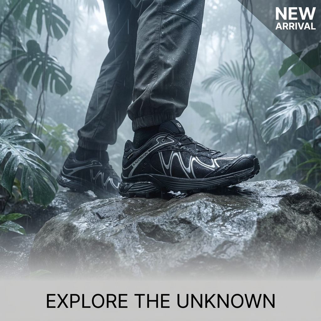 SALOMON Unisex XT-Whisper GORE-TEX® Waterproof Sportstyle Sneakers Black/Black L45397700 | Shopee Malaysia
