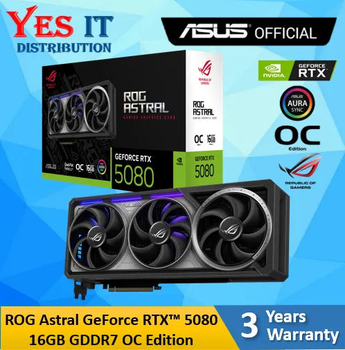 Asus ROG ASTRAL RTX 5080 O16G GAMING Graphics Card | Lazada Malaysia