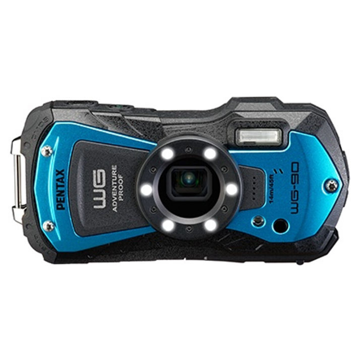 Pentax Genuine Wg-90 Outdoor Camera (Blue) /Waterproof /Dustproof /Cold-Proof /Shockproof