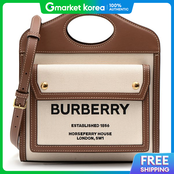 Burberry | La Prima Burberry Mini Two-Tone Pocket Bag 8039361 | Lazada Malaysia