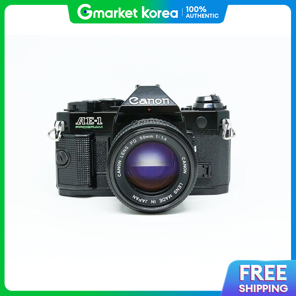 Canon Ae-1 Program Black + 50mm F1.4 (Used)